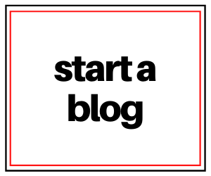 start a blog