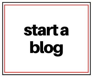 start a blog